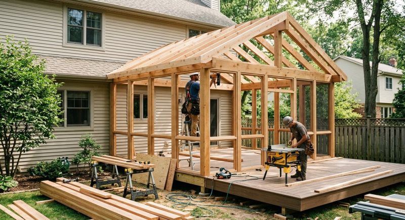 Deck Enclosure Construction in Arvada, CO