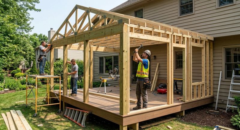 Deck Enclosure Installation in Arvada, CO