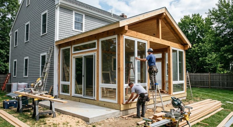 Enclosed Porch Construction in Arvada, CO