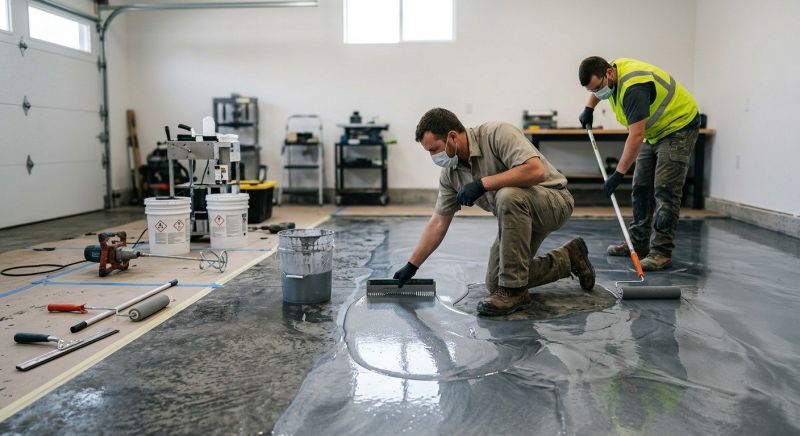 Epoxy Coating Installation in Greensboro, NC
