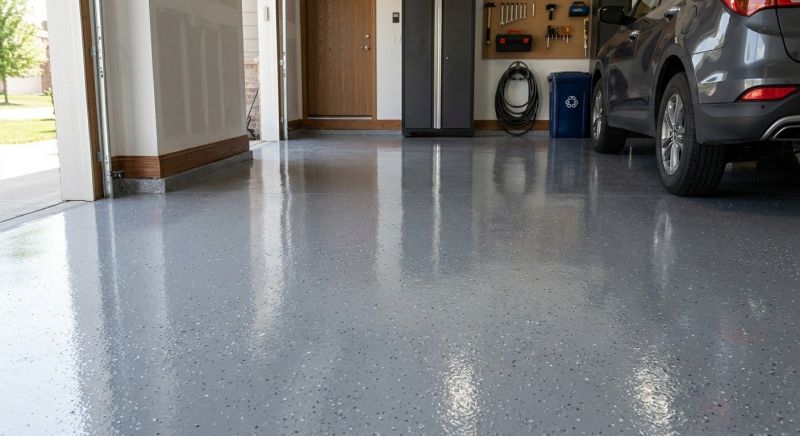 Epoxy Garage Flooring Installation in Frederick, MD