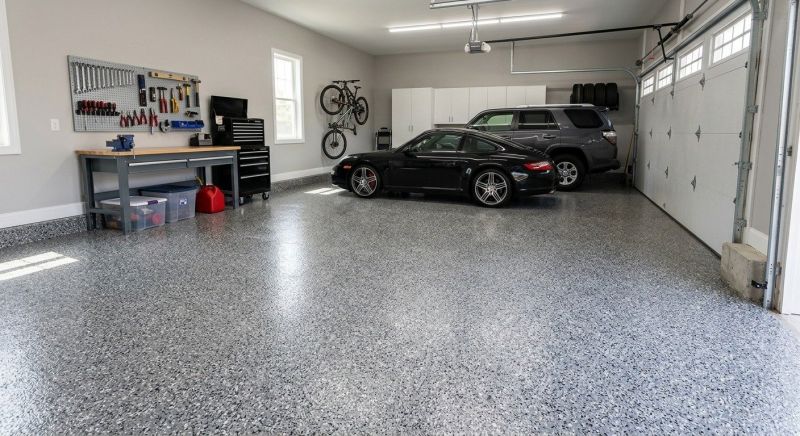 Garage Floor Staining in Greenville, SC