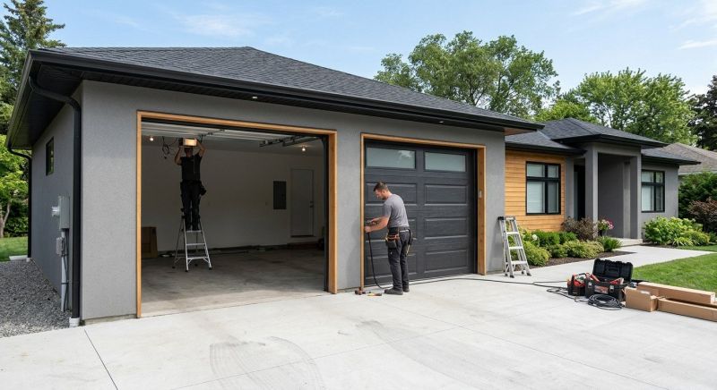 Three Car Garage Installation in Cypress, TX