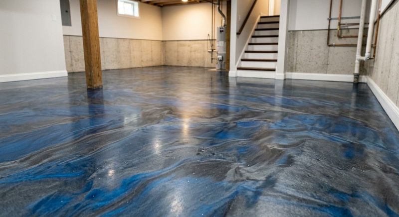 Basement Floor Epoxy Service in Annapolis, MD