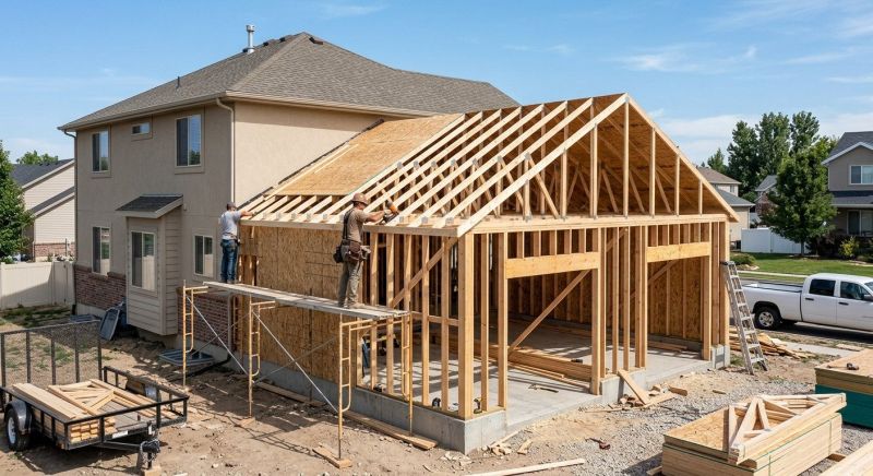 Detached Garage Construction in Summerville, SC