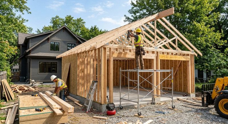 Detached Garage Construction in Charleston, SC
