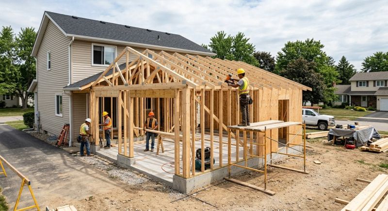 Detached Garage Construction in South Houston, TX