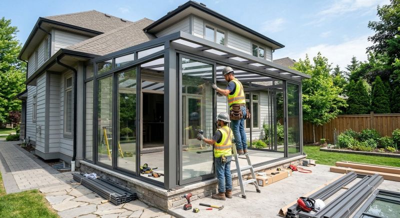 Enclosed Patio Installation in Arvada, CO