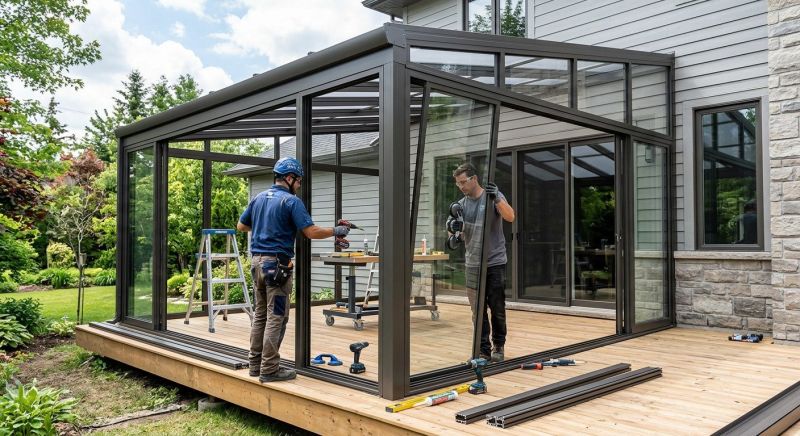Enclosed Patio Installation in Arvada, CO