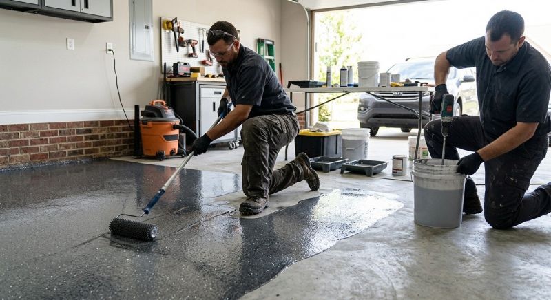 Epoxy Coating Installation in Frederick, MD