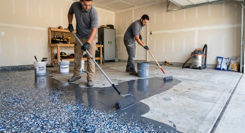 Epoxy Coating Installation in Raleigh, NC