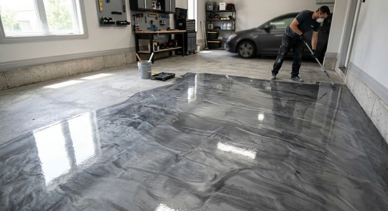 Epoxy Flooring Installation in Loudoun County, VA
