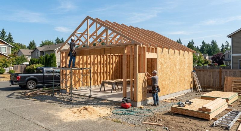 Garage Construction in Katy, TX