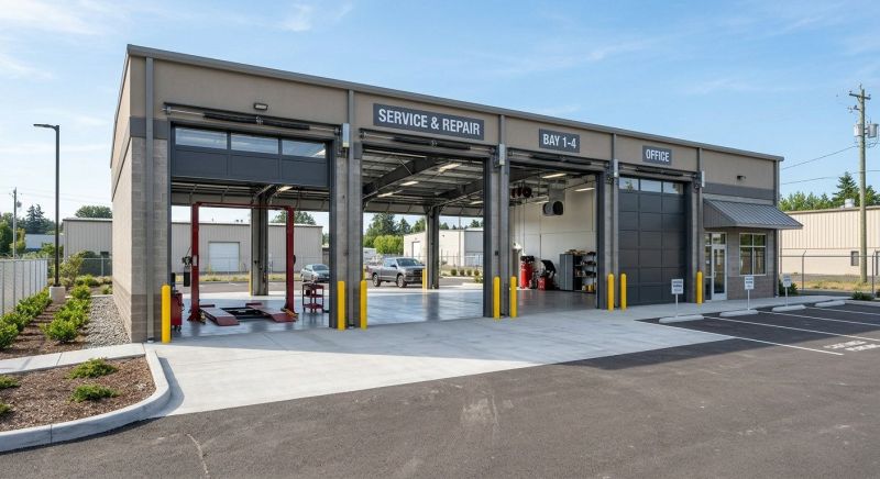 Industrial Garage Construction in Conroe, TX