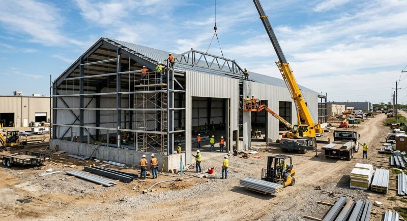 Warehouse Garage Construction in Summerville, SC