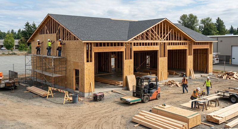 Warehouse Garage Construction in Houston, TX