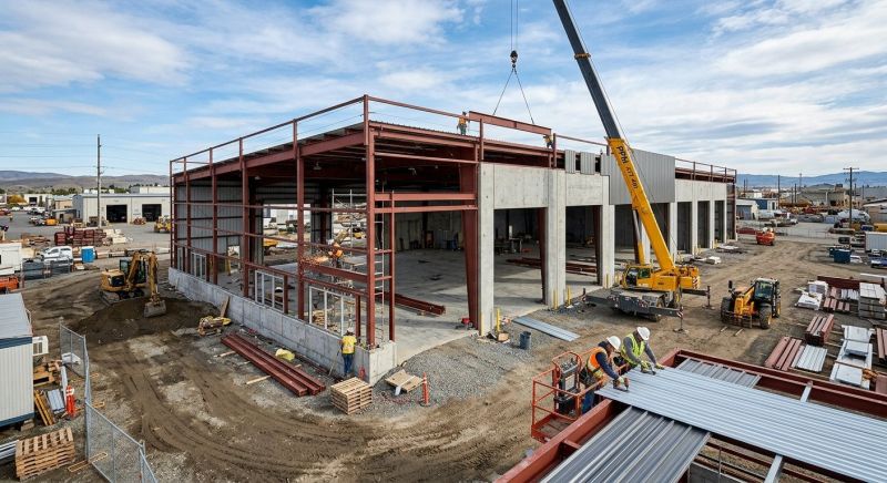 Warehouse Garage Construction in Houston, TX